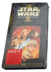 Star Wars Episode I VHS & Read Along Book W/CD Sealed Retro Collectible Untested