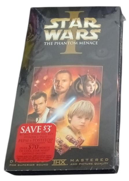 Star Wars Episode I VHS & Read Along Book W/CD Sealed Retro Collectible Untested