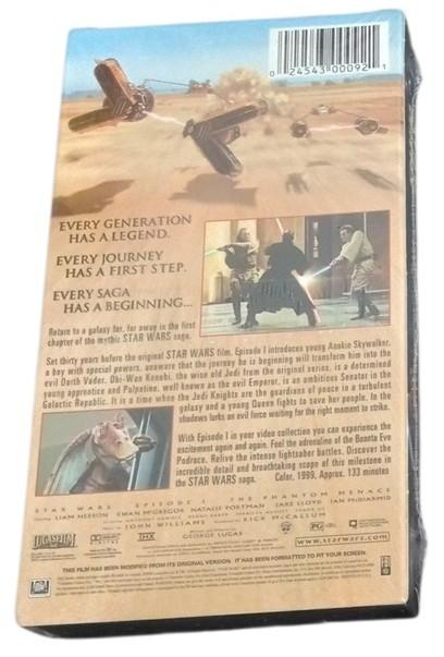 Star Wars Episode I VHS & Read Along Book W/CD Sealed Retro Collectible Untested