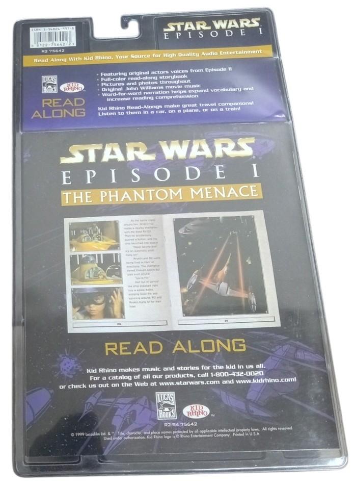 Star Wars Episode I VHS & Read Along Book W/CD Sealed Retro Collectible Untested