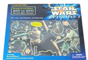 Star Wars Episode I Illuminations Glow In The Dark Action Wall Scenes Sealed