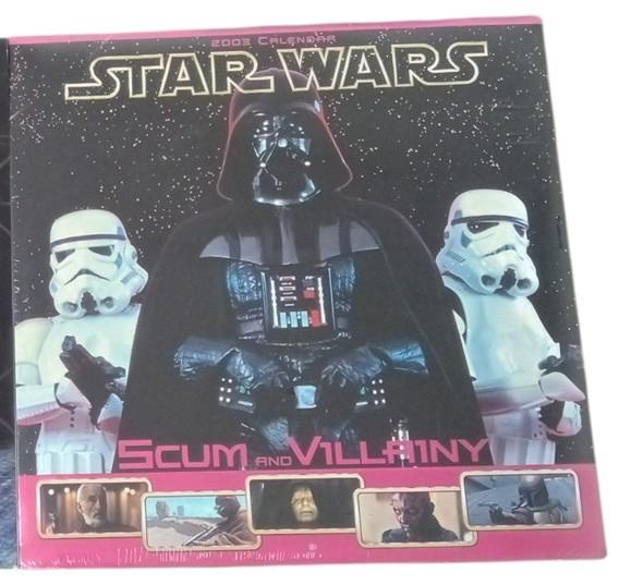Star Wars Calendars 2000 & 2003 Retro Nostalgic Collectible Decorative