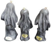 Happy Habits Mini Nun Figures W/Hooks Set Of 3 Cute Collectible Decorative