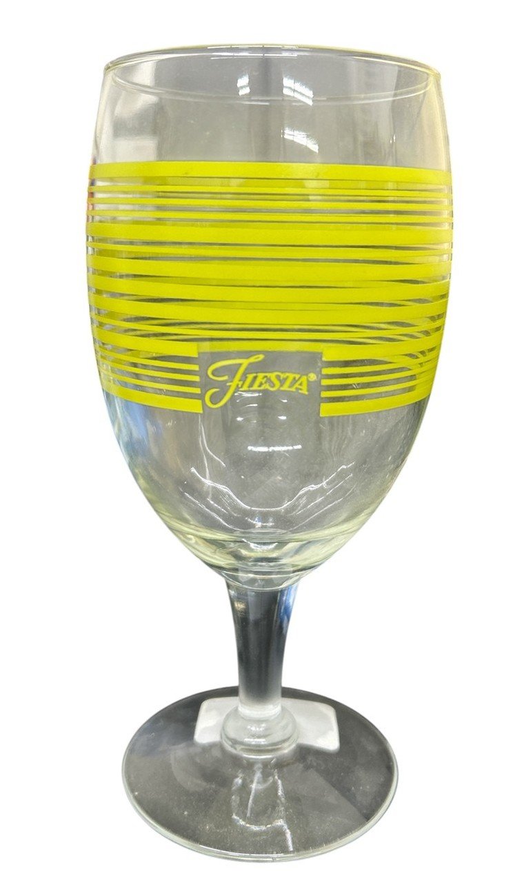 Fiesta - 16oz Iced Tea Glass Sunflower Yellow Homer Laughlin