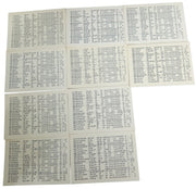 Ward's Geo-Deck For Mineral Identification 1962 Vintage Collectible Science