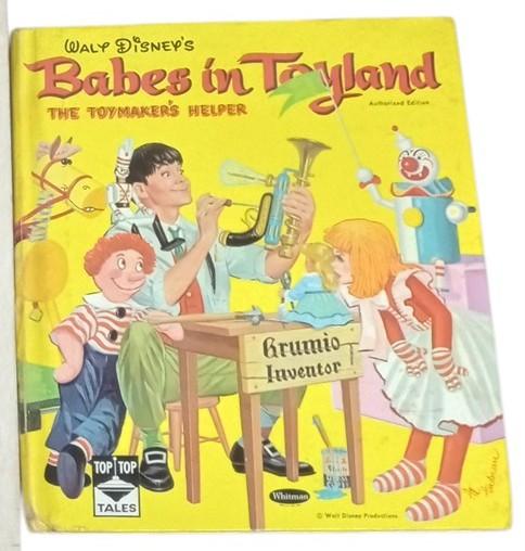 Disney's Babes In Toyland Books 1961 Tip Top Tales & Golden Picture Stories