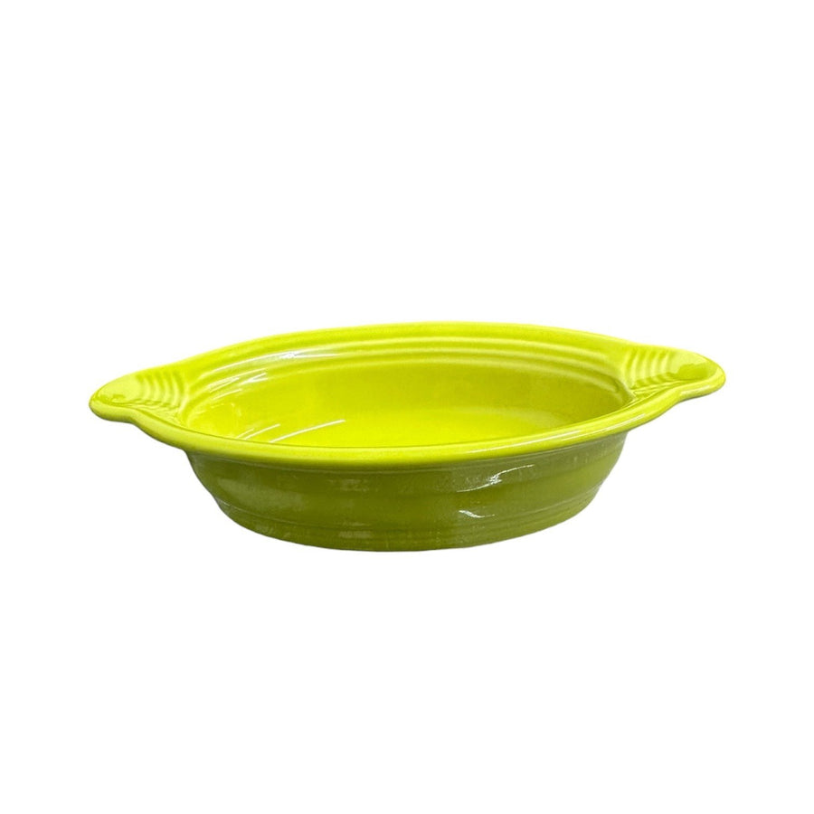 Fiesta - Lemongrass Green 9 1/8" Inch Oval Individual Casserole 13oz Baker Homer Laughlin HLC Ceramic