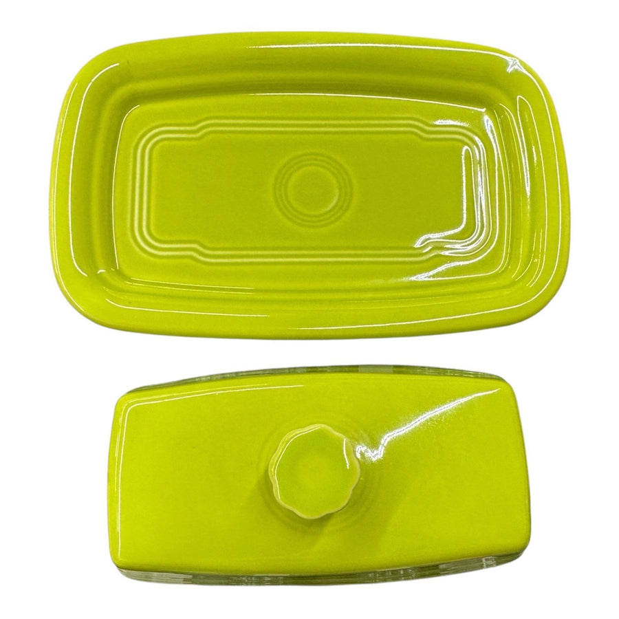 Fiesta - Lemongrass Green XL Covered Butter Dish Homer Laughlin HLC Ceramic