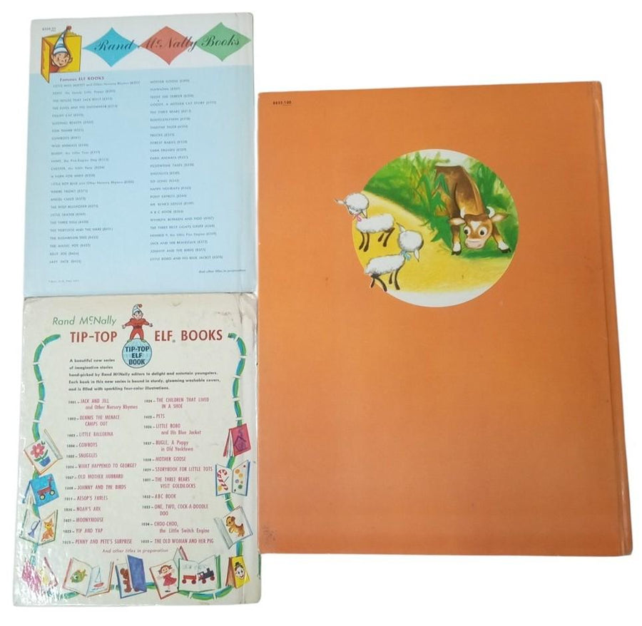 Rand McNally Children's Books Set Of 3 Retro Collectible Nostalgic 1950s