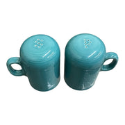 Fiesta - Turquoise Blue Rangetop Salt and Pepper Shaker Set Homer Laughlin HLC Ceramic S&P Shakers