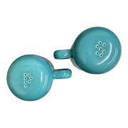 Fiesta - Turquoise Blue Rangetop Salt and Pepper Shaker Set Homer Laughlin HLC Ceramic S&P Shakers