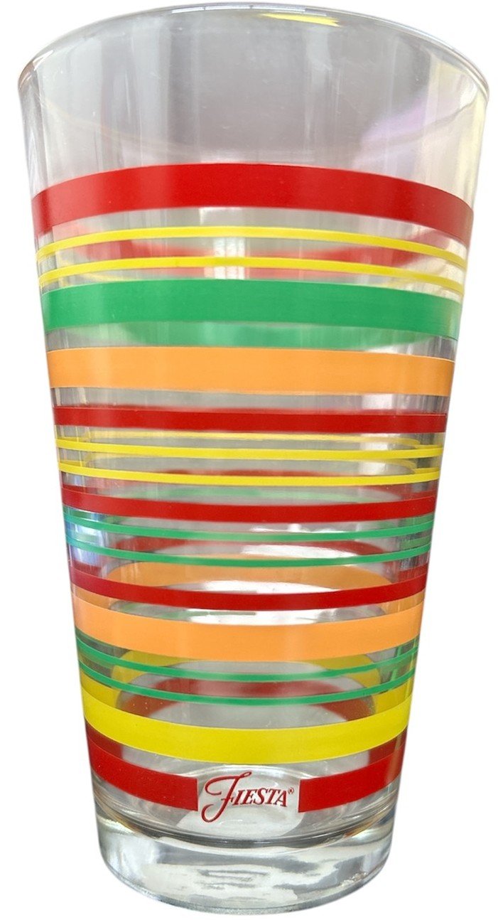 Fiesta - 16oz Tumbler Glass Scarlet, Sunflower, Shamrock, Tangerine