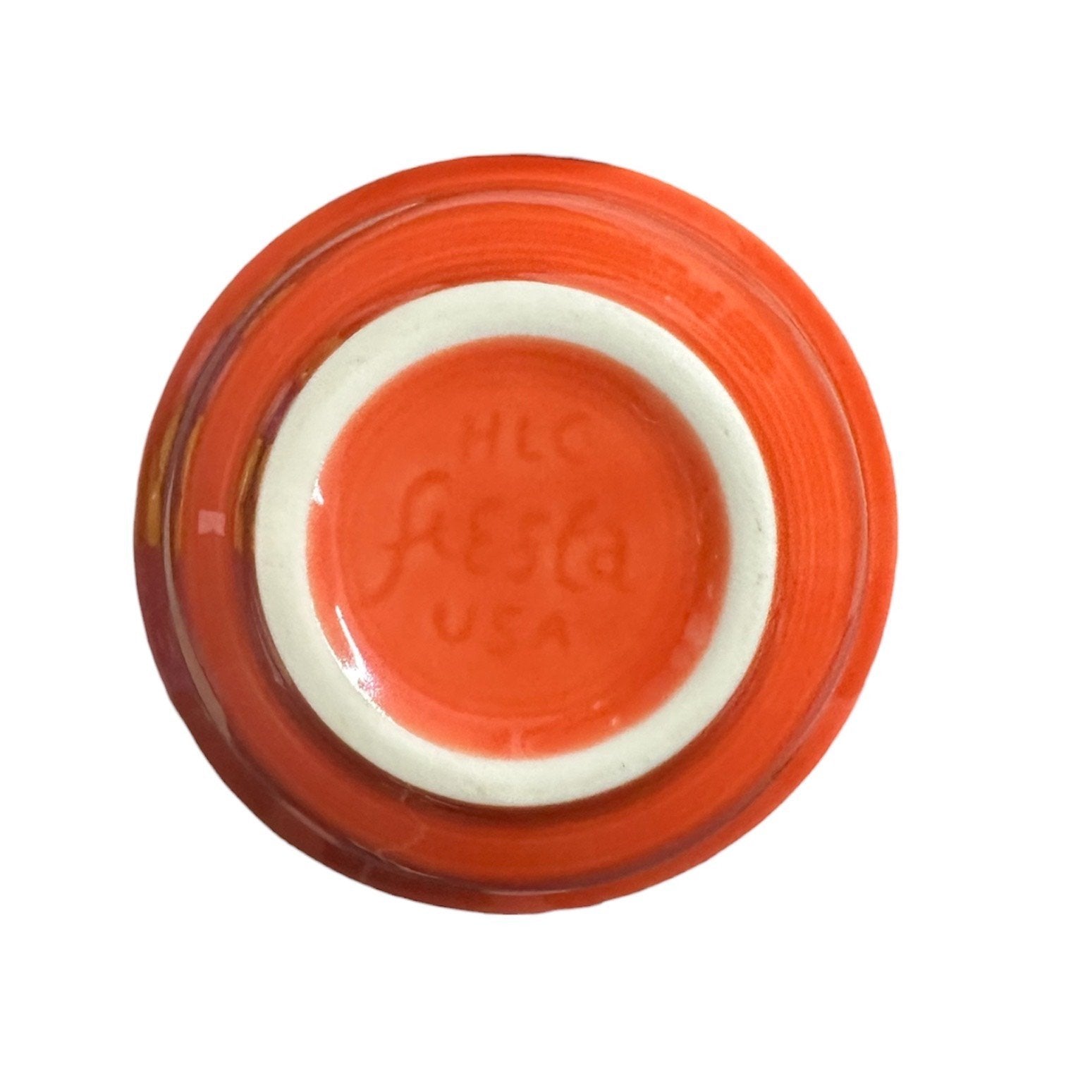 Fiesta - Poppy Orange Bouillon Bowl Homer Laughlin HLC Ceramic Bowl