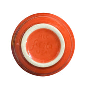 Fiesta - Poppy Orange Bouillon Bowl Homer Laughlin HLC Ceramic Bowl