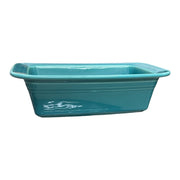 Fiesta - Turquoise Blue Loaf Pan Homer Laughlin HLC Ceramic Baker