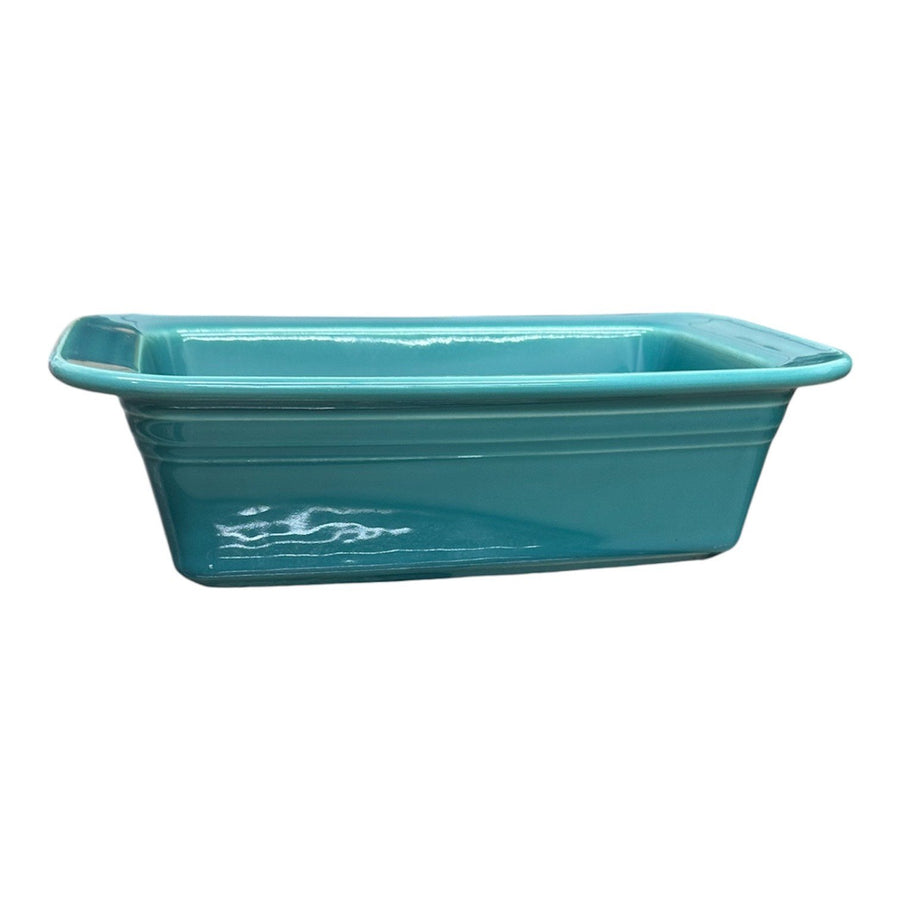 Fiesta - Turquoise Blue Loaf Pan Homer Laughlin HLC Ceramic Baker