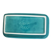Fiesta - Turquoise Blue Loaf Pan Homer Laughlin HLC Ceramic Baker