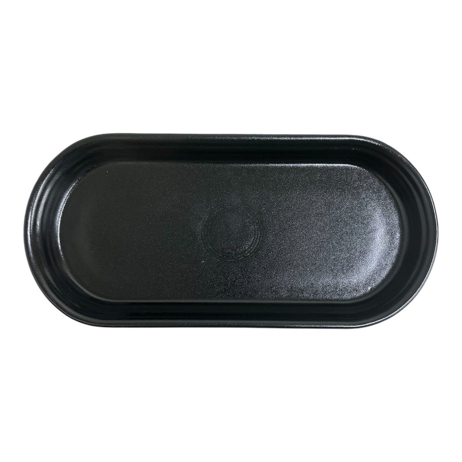 Fiesta - Foundry Black Small Oblong Bread Tray Homer Laughlin HLC Ceramic Platter