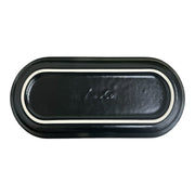 Fiesta - Foundry Black Small Oblong Bread Tray Homer Laughlin HLC Ceramic Platter