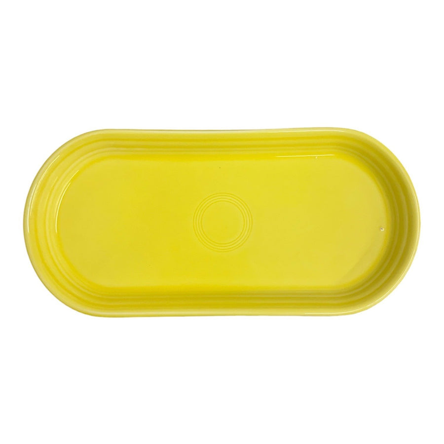 Fiesta - Sunflower Yellow Small Oblong Bread Tray Homer Laughlin HLC Ceramic Platter