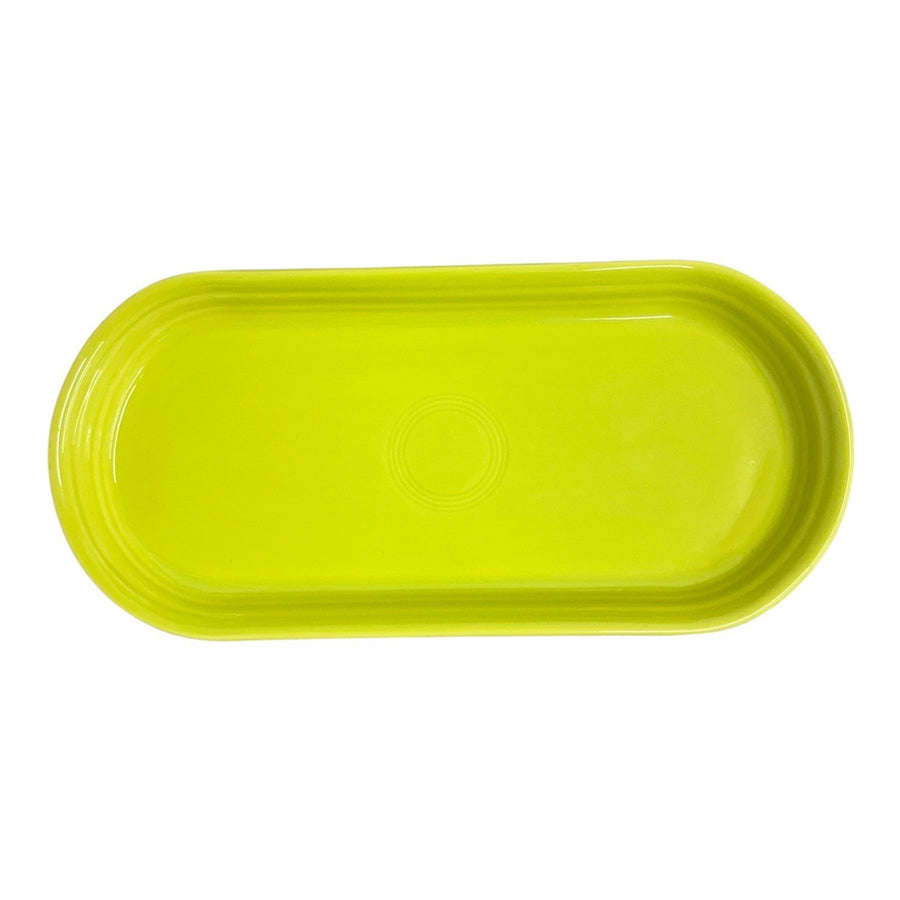 Fiesta - Lemongrass Green Small Oblong Bread Tray Homer Laughlin HLC Ceramic Platter