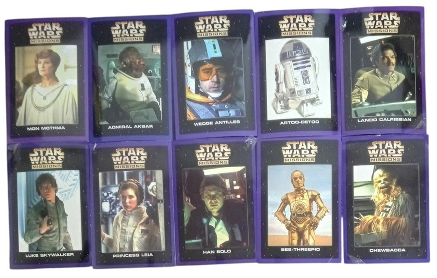 Star Wars Missions Scholastic Book & Game Set 1997 Retro Collectible Nostalgic