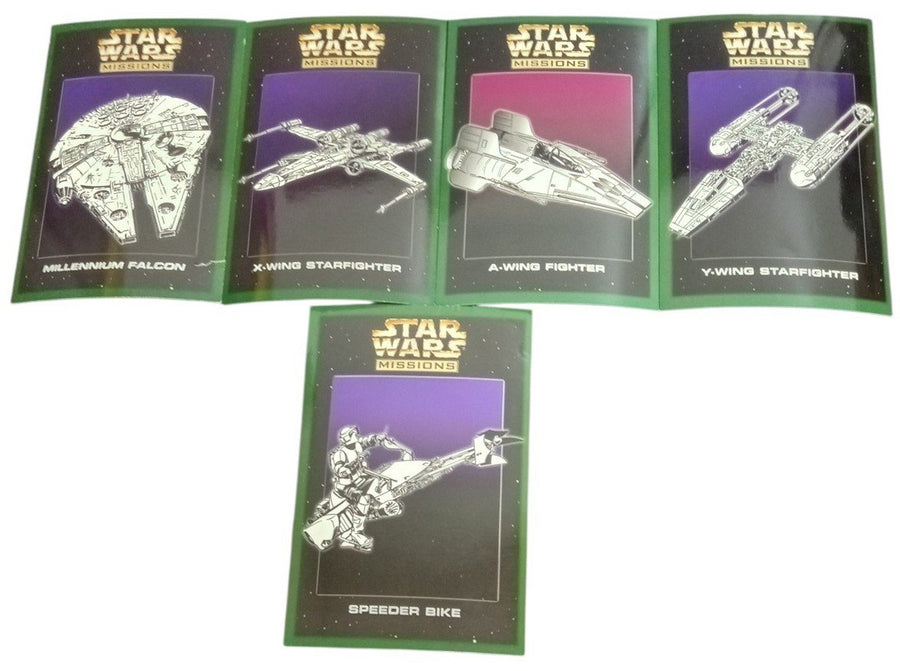 Star Wars Missions Scholastic Book & Game Set 1997 Retro Collectible Nostalgic