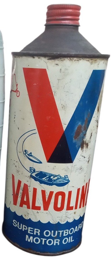 Valvoline Motor Oil Cans/Bottles 1960s Vintage Retro Collectible Petroliana