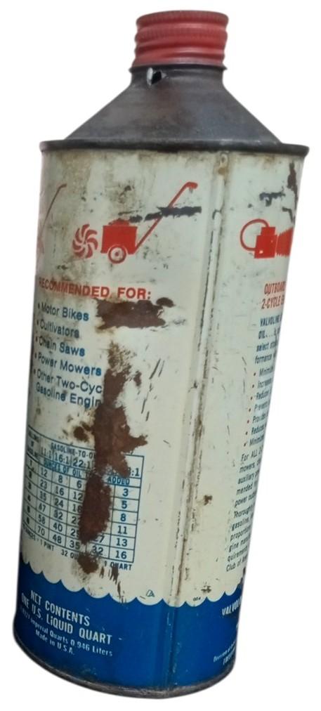 Valvoline Motor Oil Cans/Bottles 1960s Vintage Retro Collectible Petroliana