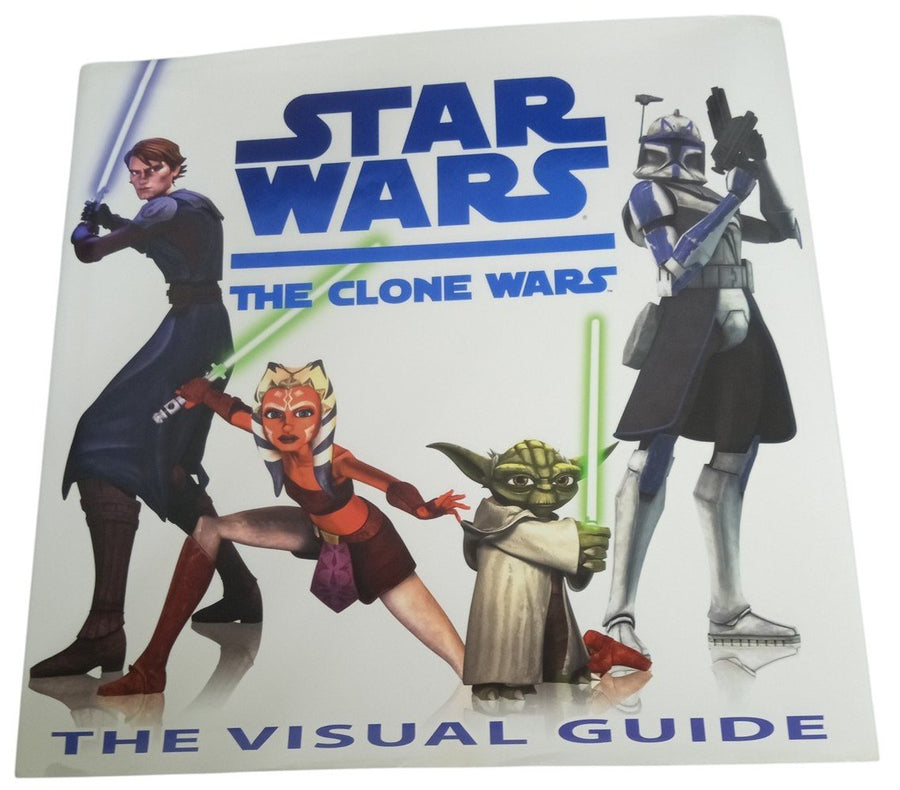 Book Star Wars The Clone Wars Visual Guide W/Jacket 2008 Collectible Nostalgic