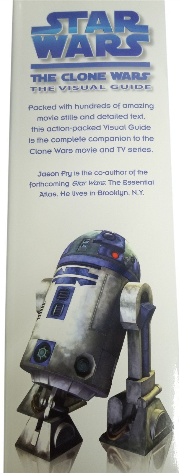 Book Star Wars The Clone Wars Visual Guide W/Jacket 2008 Collectible Nostalgic