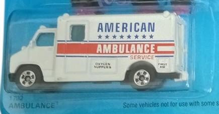 Hot Wheels Workhorses Ambulance 1988 Sealed Retro Collectible Nostalgic