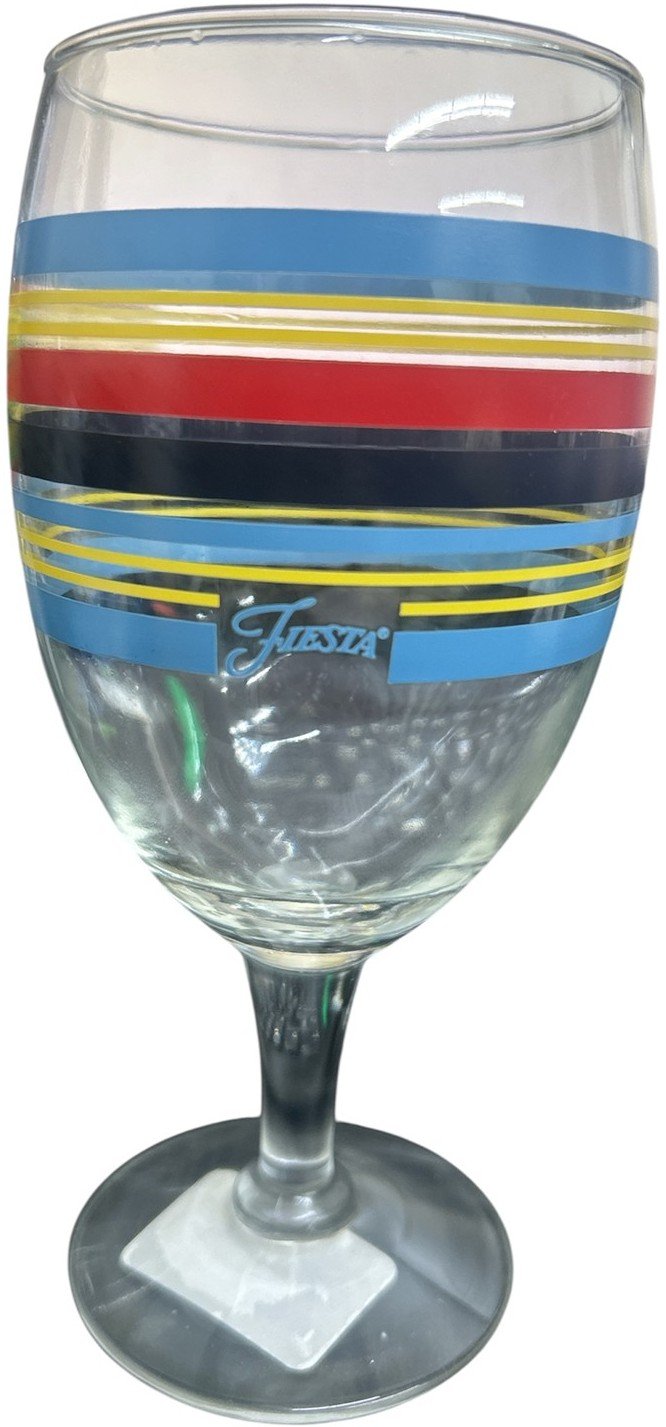 Fiesta - 16oz Iced Tea Glass Peacock, Sunflower, Scarlet, Black