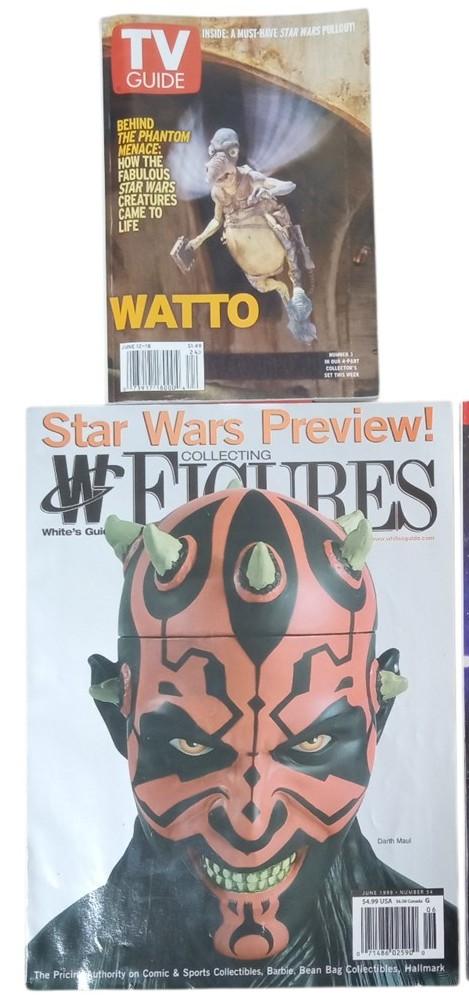 Star Wars Episode I Magazines 1999 Set Of 4 Retro Collectible Nostalgic
