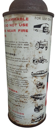 Nu Aero Starting Ether Oil Can 1960s Vintage Collectible Petroliana Garage