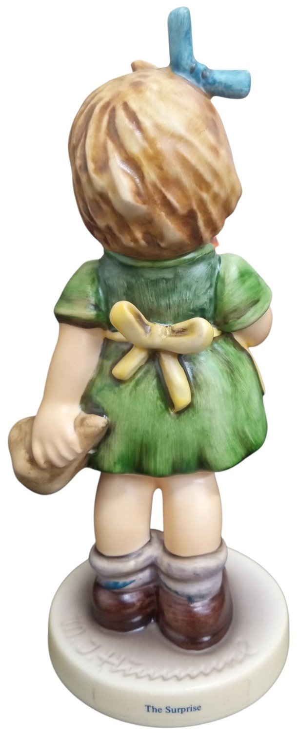 Goebel Hummel Figure The Surprise 1981 Retro Collectible Decorative Cute