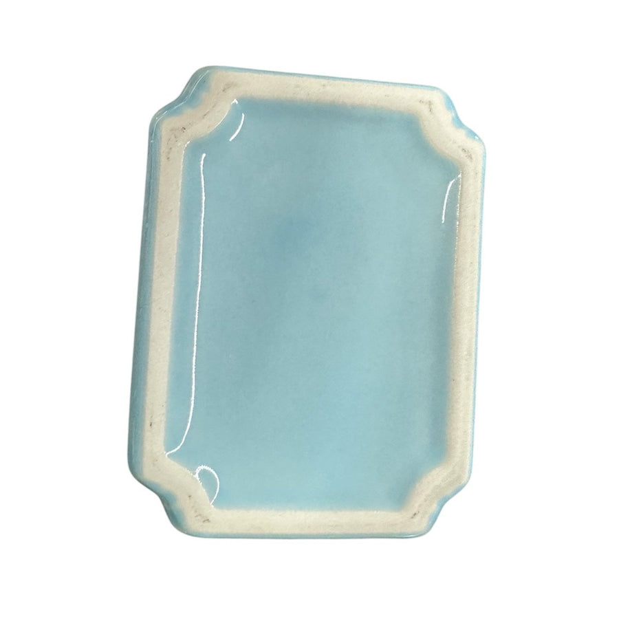 Fiesta - Sky Blue Sugar Packet Caddy Homer Laughlin HLC Ceramic Packet Holder