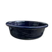 Fiesta -Cobalt Blue Companion Serving Bowl Homer Laughlin HLC Ceramic Bowl (Retired)