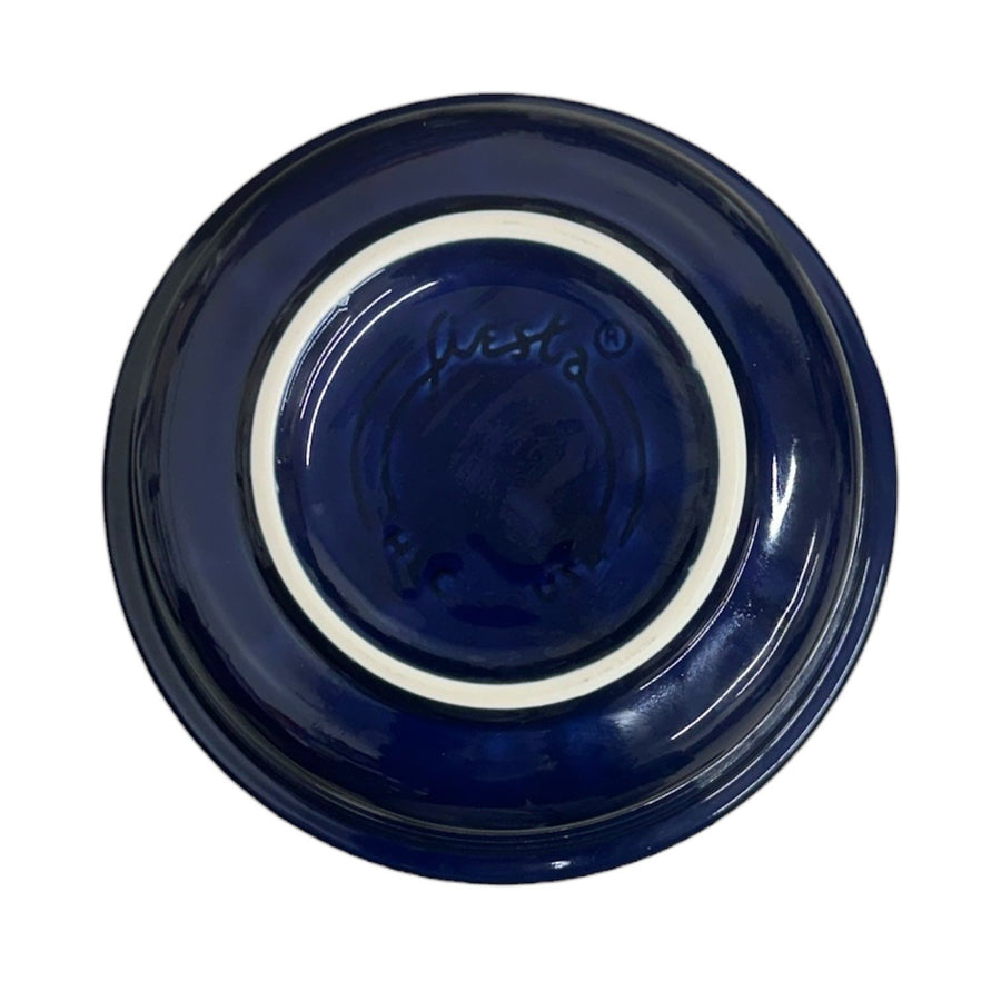Fiesta -Cobalt Blue Companion Serving Bowl Homer Laughlin HLC Ceramic Bowl (Retired)