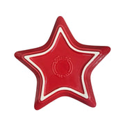 Fiesta - Scarlet Red Star Shaped Plate Homer Laughlin HLC Ceramic Star Plate