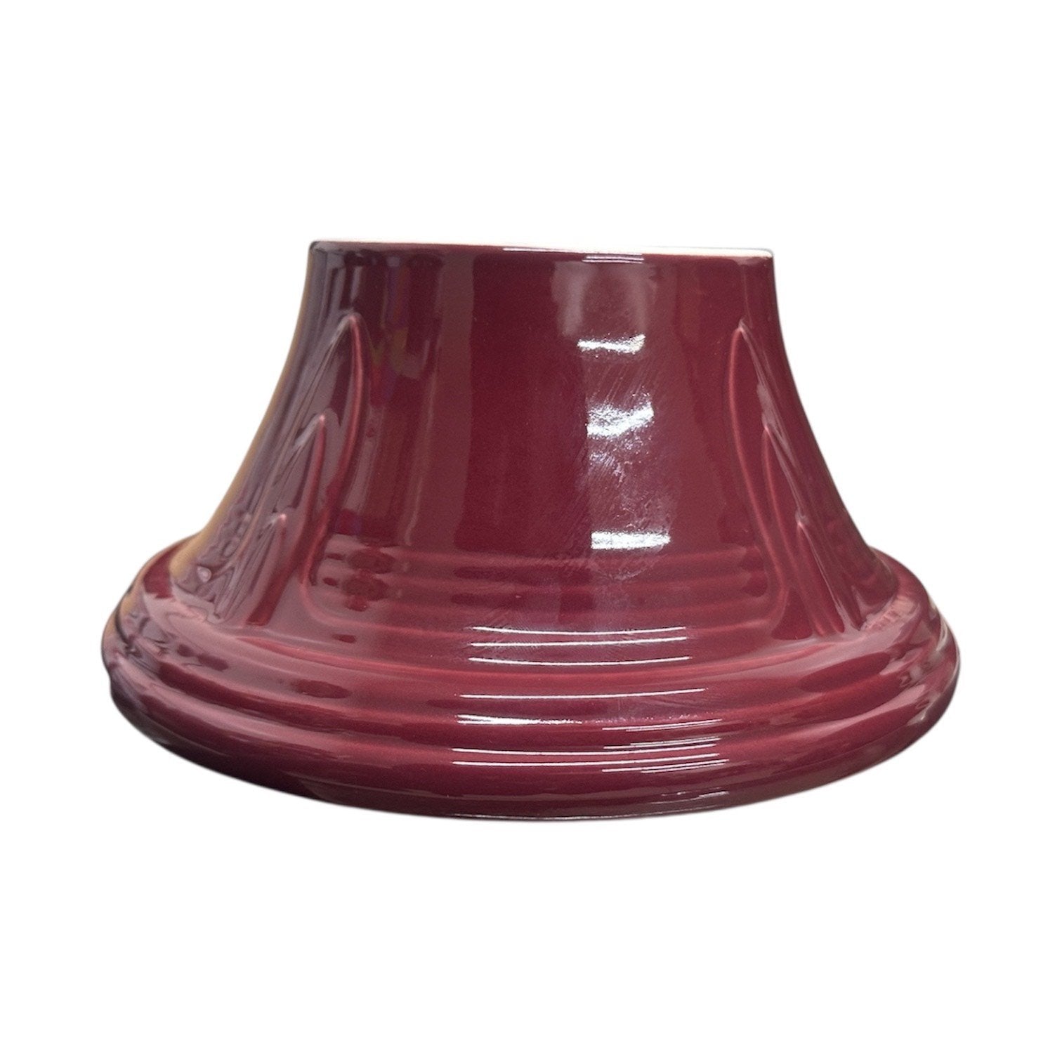 Fiesta - Cinnabar Maroon Hostess Bowl Homer Laughlin HLC Ceramic Bowl Retired