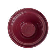 Fiesta - Cinnabar Maroon Hostess Bowl Homer Laughlin HLC Ceramic Bowl Retired