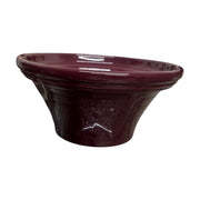 Fiesta - Claret Maroon Hostess Bowl Homer Laughlin HLC Ceramic Bowl Retired (NEW IN BOX)