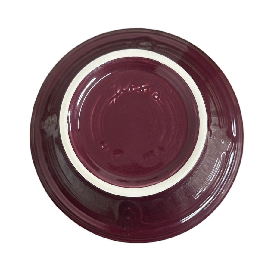 Fiesta - Claret Maroon Hostess Bowl Homer Laughlin HLC Ceramic Bowl Retired (NEW IN BOX)