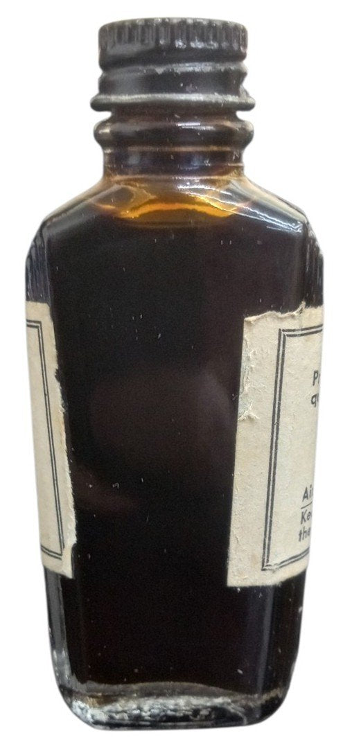Park-O-Tell Hotel Oklahoma Oil Bottle Souvenir Glass Vintage Collectible