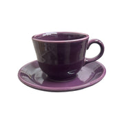 Fiesta - Heather Purple Teacup & Saucer Set Homer Laughlin HLC Ceramic