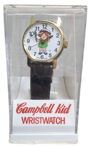 Criterion Campbell's Soup Wristwatch W/Case 1982 Retro Nostalgic Watch