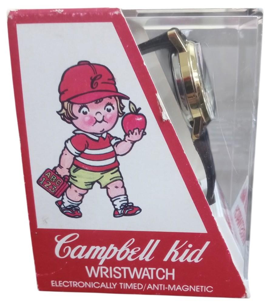 Criterion Campbell's Soup Wristwatch W/Case 1982 Retro Nostalgic Watch