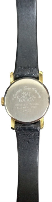 Criterion Campbell's Soup Wristwatch W/Case 1982 Retro Nostalgic Watch