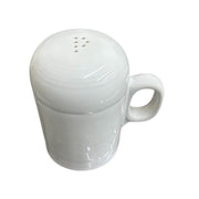 Fiesta - White Rangetop Pepper Shaker Homer Laughlin HLC Ceramic Shaker